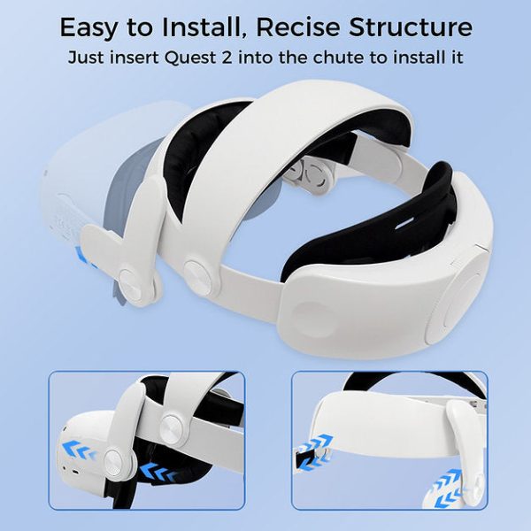Sungale Head Strap for Oculus Quest 2 with Adjustable Elite Strap Replacement Supply - Image 2