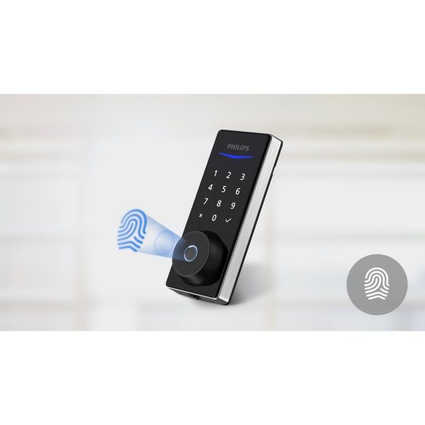 Philips Electronic Biometric Deadbolt Door Lock- DDL210X-1H Online now - Image 5